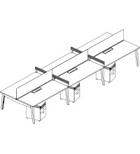 Oxygen Benching Enhanced Typical: Solution C - Cluster of Six