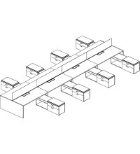 Oxygen Benching Enhanced Typical: Solution D- Cluster of Eight