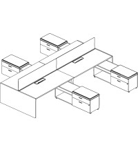 Oxygen Benching Enhanced Typical: Solution D - Cluster of Four