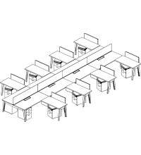 Oxygen Benching Enhanced Typical: Solution E- Cluster of Eight