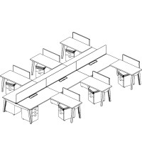 Oxygen Benching Enhanced Typical: Solution E - Cluster of Six