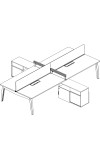 Oxygen Benching Enhanced Typical: Solution H - Cluster of Four