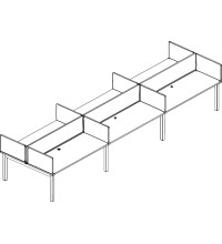 Oxygen Benching Standard Typical: Solution A - Cluster of Six