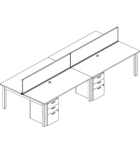 Oxygen Benching Standard Typical: Solution B - Cluster of Four