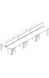 Oxygen Benching Standard Typical: Solution B - Cluster of Six