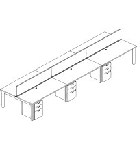 Oxygen Benching Standard Typical: Solution B - Cluster of Six