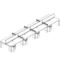 Oxygen Benching Standard Typical: Solution C- Cluster of Eight