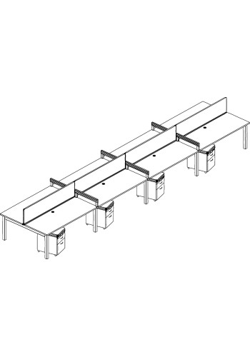 Oxygen Benching Standard Typical: Solution C- Cluster of Eight