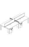 Oxygen Benching Standard Typical: Solution C - Cluster of Four