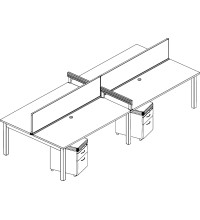 Oxygen Benching Standard Typical: Solution C - Cluster of Four