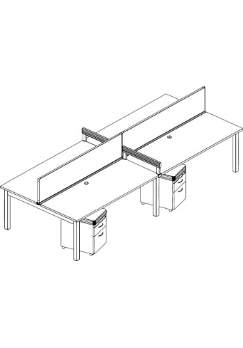 Oxygen Benching Standard Typical: Solution C - Cluster of Four