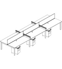 Oxygen Benching Standard Typical: Solution C - Cluster of Six