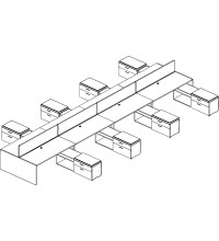 Oxygen Benching Standard Typical: Solution D- Cluster of Eight