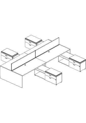 Oxygen Benching Standard Typical: Solution D - Cluster of Four