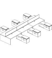 Oxygen Benching Standard Typical: Solution D - Cluster of Six