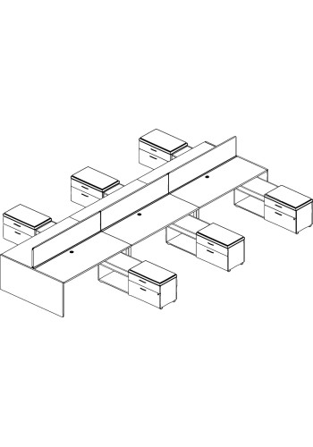 Oxygen Benching Standard Typical: Solution D - Cluster of Six