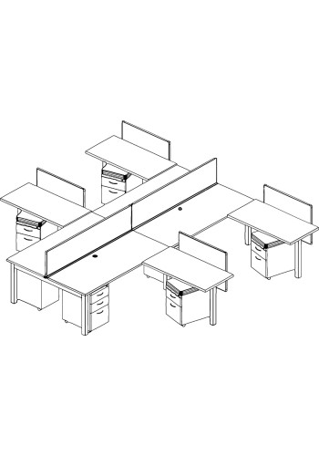 Oxygen Benching Standard Typical: Solution E - Cluster of Four
