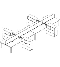 Oxygen Benching Standard Typical: Solution F- Cluster of Eight