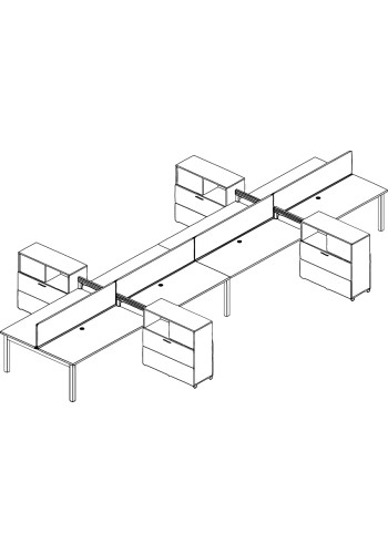Oxygen Benching Standard Typical: Solution F- Cluster of Eight