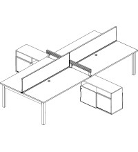 Oxygen Benching Standard Typical: Solution H - Cluster of Four