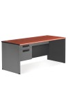 Mesa Series 67 and  Executive Series Single Pedestal Panel End Desk