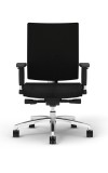 Ambarella Black Full Back Chair with Casters