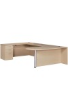 Amber Bullet Front Executive U-Shape Desk