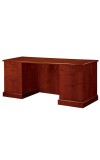 Belmont Brown Cherry Kneehole Credenza