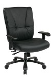 Big and Tall Deluxe Executive Leather Chair