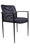 Black Mesh Stack Guest Chair (MB6909)