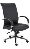 Black Modern Executive Chair with Contoured Back (MB9431)