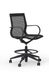 Curva Nylon Frame Mid-Back Mesh Hi-Task Chair with Casters