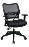 Deluxe Dark AirGrid® Back Chair with Black Mesh Seat (MF-13-37N9WA)