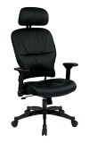 Eco Leather Seat and Back Managers Chair with Headrest