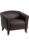  Imperial Series Brown Leather Chair (MF-111-1-BN-GG)