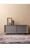 Kai 6 and Credenza with Painted Case and Sliding Door