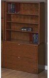 Kenwood 2-Drawer Lateral File Cabinet with Bookcase Hutch