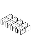 Matrix Value 5 and x 5 and, 50 and H Typical: Solution B - Cluster of Eight