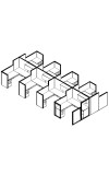 Matrix Value 6 and x 6 and, HiLo Typical: Solution C - Cluster of Eight