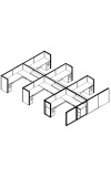 Matrix Value 7 and x 7 and, 50 and H Typical: Solution F - Cluster of Six