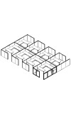 Matrix Value 8 and x 10 and, 50 and H Typical: Solution I - Cluster of Eight