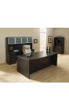 Napa Espresso Bowfront Executive Desk Configuration (11-C)