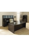 Napa Espresso Bowfront Executive U-Shape Desk Configuration (13)