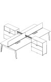 Oxygen Benching Enhanced Typical: Solution F - Cluster of Four