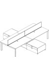 Oxygen Benching Standard Typical: Solution G - Cluster of Four