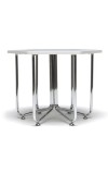 22.75 and  Hex Series Laminate Table with Chrome Frame