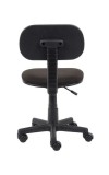 Black Crepe Fabric Steno Task Chair (MB205)