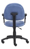 Blue Microfiber Deluxe Posture Task Chair (MB326-BE)