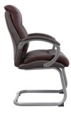 Brown Double Plush Executive Guest Chair (MB8779-BN)