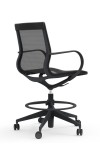 Curva Nylon Frame Mid-Back Mesh Hi-Task Chair with Casters